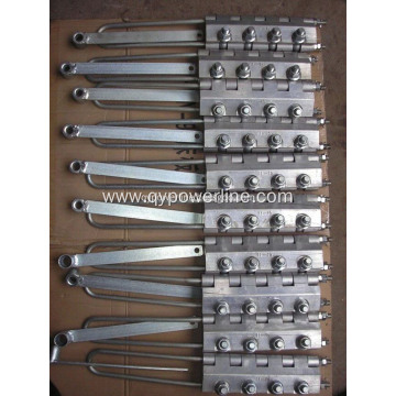 Bolt type OPGW come along clamp